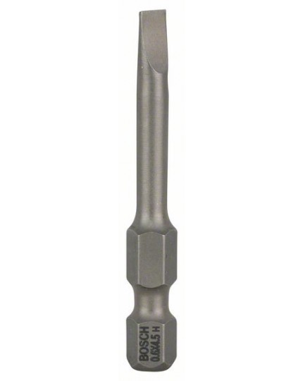 Bosch Schrauberbit Extra-Hart, S 0,6 x 4,5, 49 mm, 3er-Pack