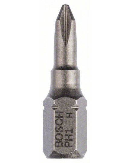 Bosch Schrauberbit Extra-Hart, PH 1, 25 mm, 10er-Pack, Tight Pack