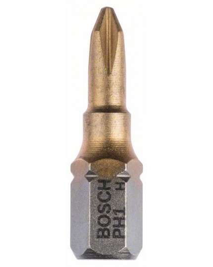 Bosch Schrauberbit Max Grip, PH 1, 25 mm, 10er-Pack