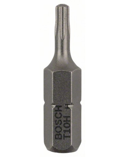 Bosch Security-Torx-Schrauberbit Extra-Hart, T10H, 25 mm, 2er-Pack