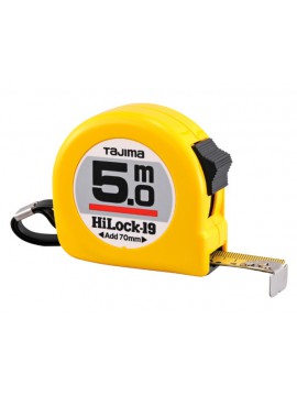 Tajima Rollmeter HI-LOCK 16 gelb 3 Meter auf 16 mm