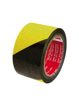 Tesa Gewebe-Warnband schwarz / gelb 25 : 50