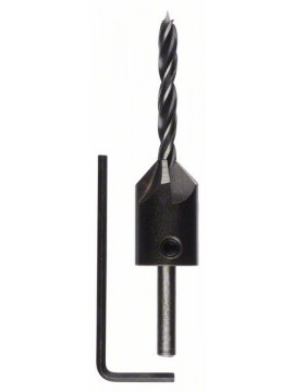 Bosch Holzspiralbohrer mit 90°-Senker, 5 mm