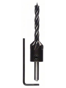 Bosch Holzspiralbohrer mit 90°-Senker, 6 mm