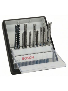 Bosch Stichsägeblatt-Set Robust Line Wood and Metal, T-Schaft, 10-teilig