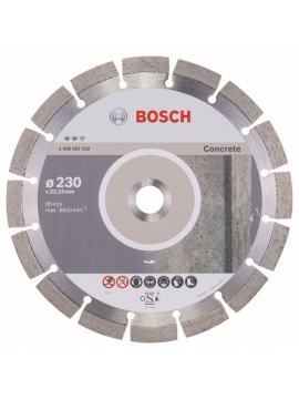 Bosch Diamanttrennscheibe Expert for Concrete, 230 x 22,23 x 2,4 x 12 mm