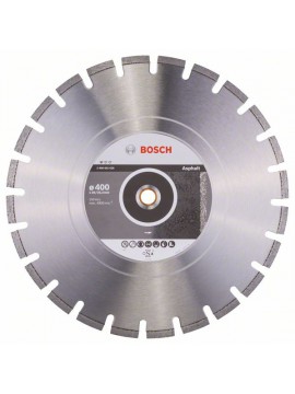Bosch Diamanttrennscheibe Standard for Asphalt, 400 x 20,00/25,40 x 3,6 x 8 mm