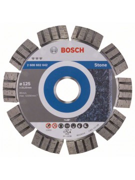 Bosch Diamanttrennscheibe Best for Stone, 125 x 22,23 x 2,2 x 12 mm