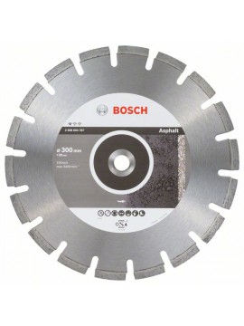 Bosch Diamanttrennscheibe Standard for Asphalt, 300 x 20,00 x 2,8 x 10 mm