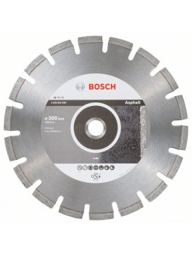 Bosch Diamanttrennscheibe Standard for Asphalt, 300 x 25,40 x 2,8 x 10 mm