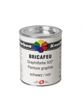 Knuchel Graphitfarbe 500° Bricafeu 750 ml schwarz