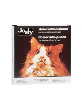 Josty Flohhalsband für Katze schwarz