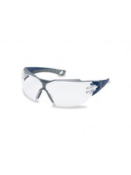 Uvex Schutzbrille farblos, UV400 pheos cx2, blau/grau