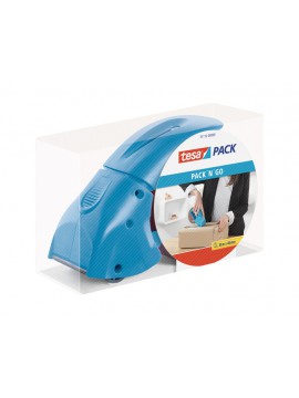 Tesa Pack Dispenser Pack'ngo blau Länge 66m Breite 50mm