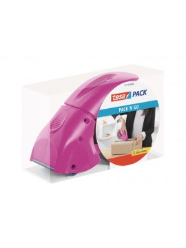 Tesa Pack Dispenser Pack'ngo pink Länge 66m Breite 50mm