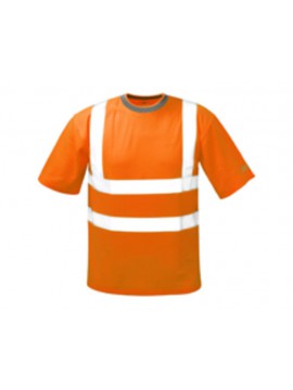 Fortis Warnschutz T-Shirt Hooge orange, Gr. L