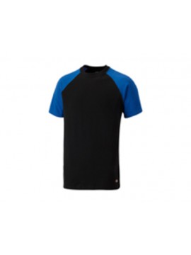 Fortis T-Shirt Two Tone schwarz/royalblau Gr.2XL