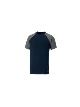 Fortis T-Shirt Two Tone navyblau/grau Gr.L