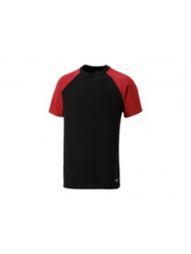 Fortis T-Shirt Two Tone schwarz/rot Gr.L