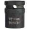 Bosch Steckschlüsseleinsatz, SW 19 mm, L 40 mm, 30 mm, M12, 29,1 mm